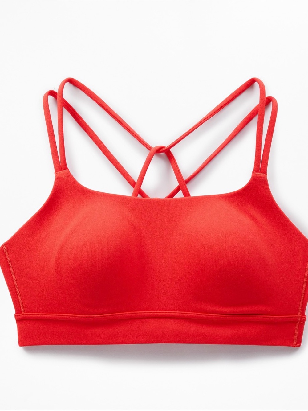 Athleta Perfect Form Bra. Color Cardinal NWT A-C. Medium.